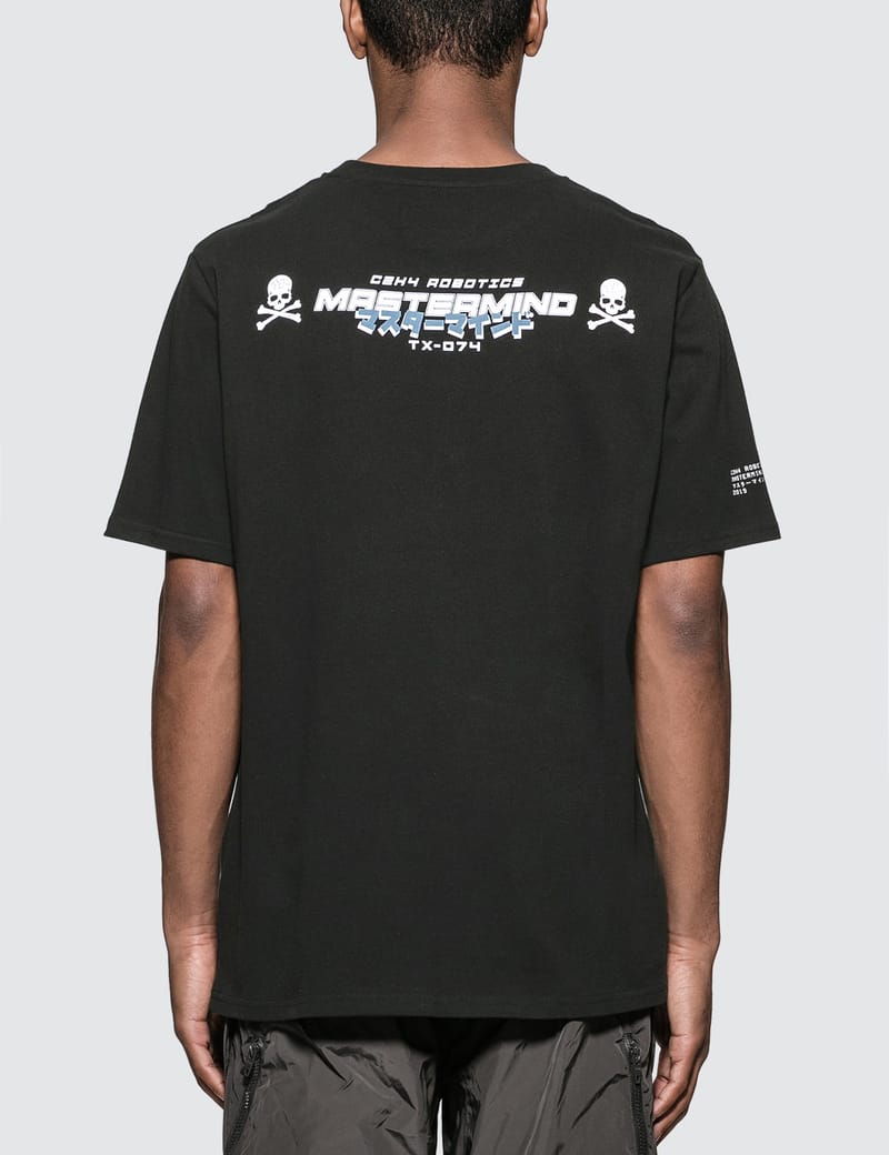 送料無料！C2H4 x Mastermind Japan Robotics Logo Print Tee C2H4 - C2H4 x Mastermind Japan Robotics Logo Print T-Shirt