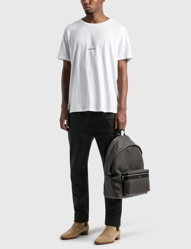 Saint Laurent - Saint Laurent Logo T-Shirt | HBX - Globally