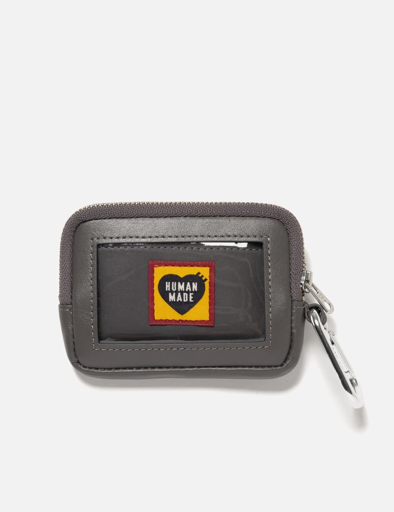 Human Made Leather Card Case - 牛革製、ハート型押しの二つ折り