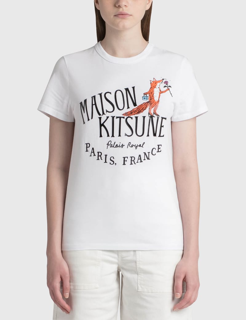 Maison Kitsuné - Oly Palais Royal Rose Classic T-shirt | HBX