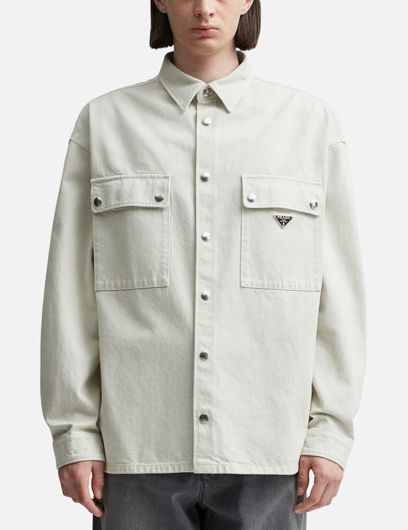 Prada - BULL DENIM SHIRT | HBX - Globally Curated Fashion and