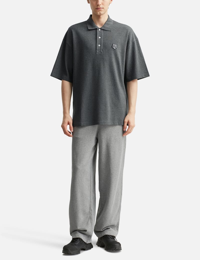 Maison Kitsuné - Bold Fox Head Patch Oversize Polo | HBX