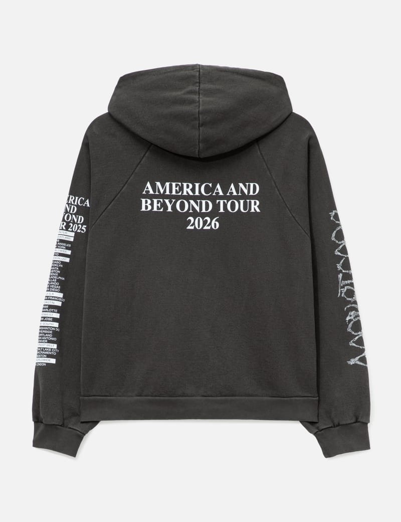 Basketcase Massacre Zip Up - Vintage black cotton zip-up hoodie