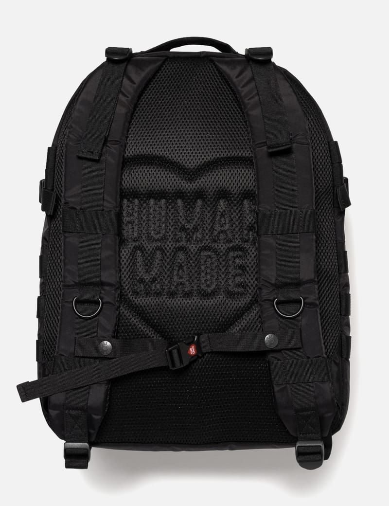 Human Made Military Backpack - Durable nylon design with laptop
