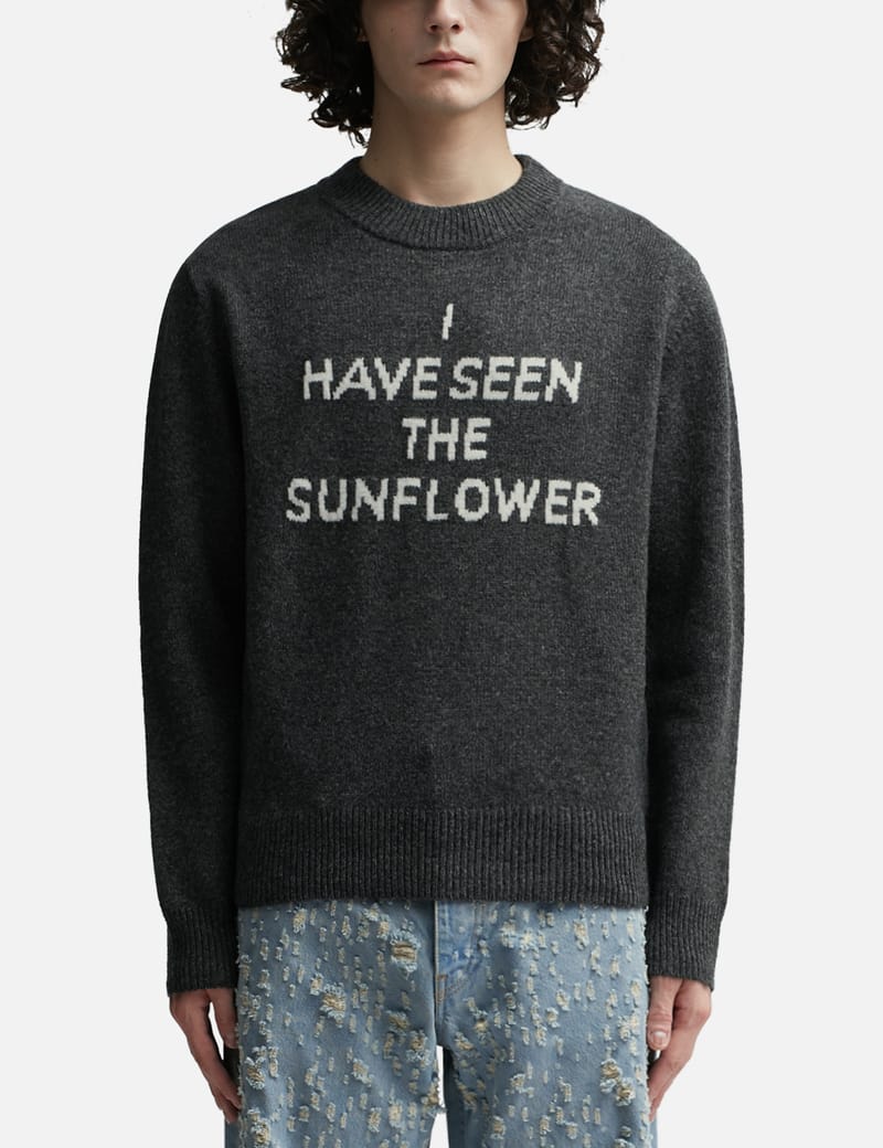 Sunflower - MOON TEXT KNIT | HBX - HYPEBEAST 為您搜羅全球潮流時尚品牌