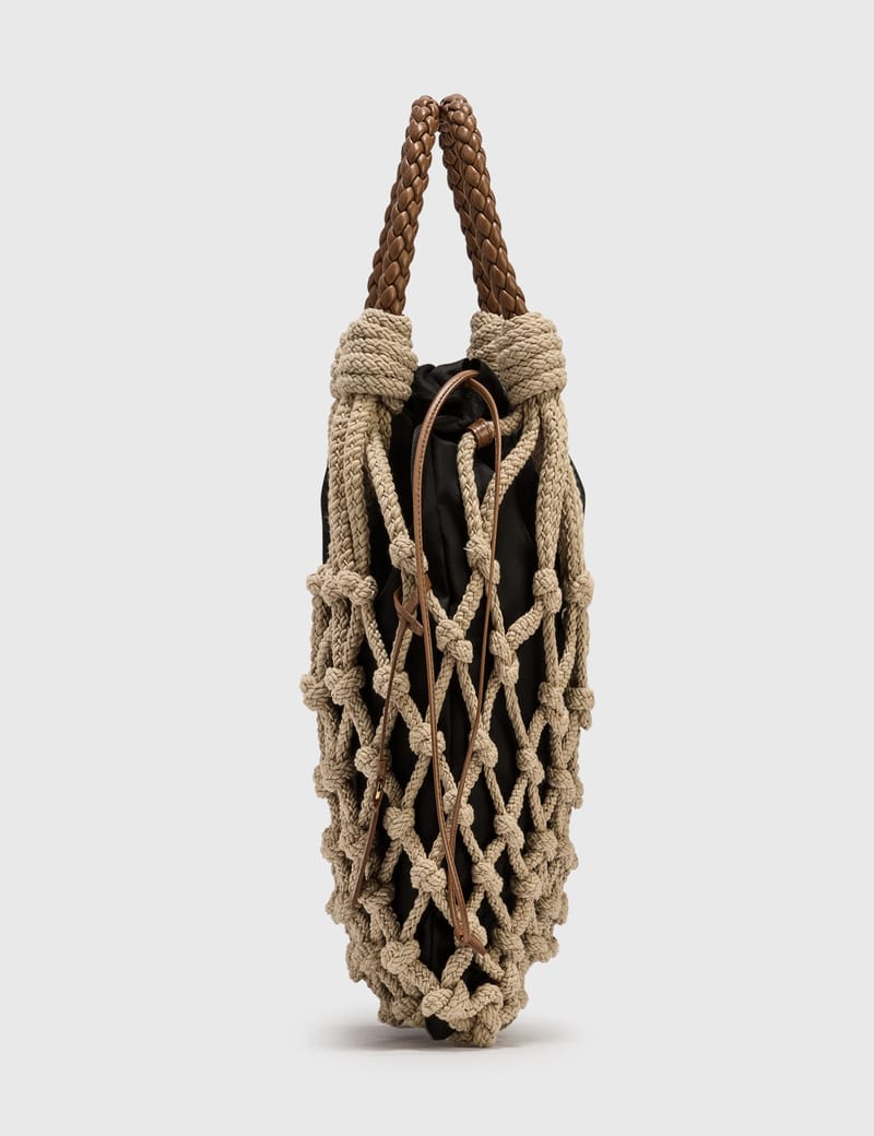 Prada - Prada Fishnet Cord Mesh + Nylon Bag | HBX - Globally