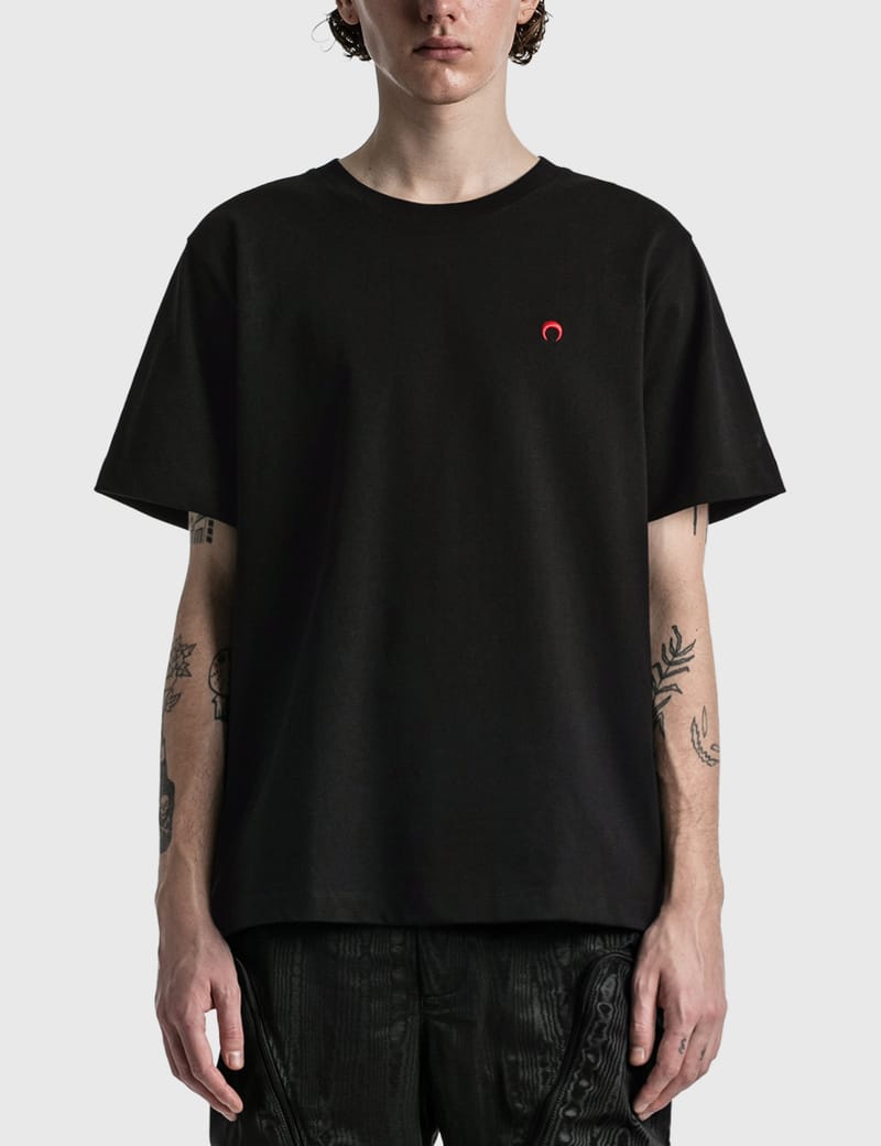 【MARINE SERRE】関税送料込 オーガニックコットン Tシャツ Marine Serre - オーガニック コットン Tシャツ | HBX - ハイプ