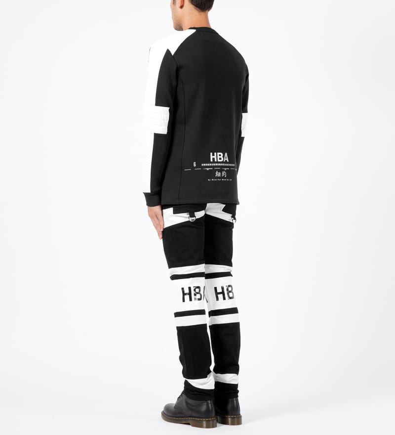 Hood By Air. - Black/White Hockey Jeans | HBX