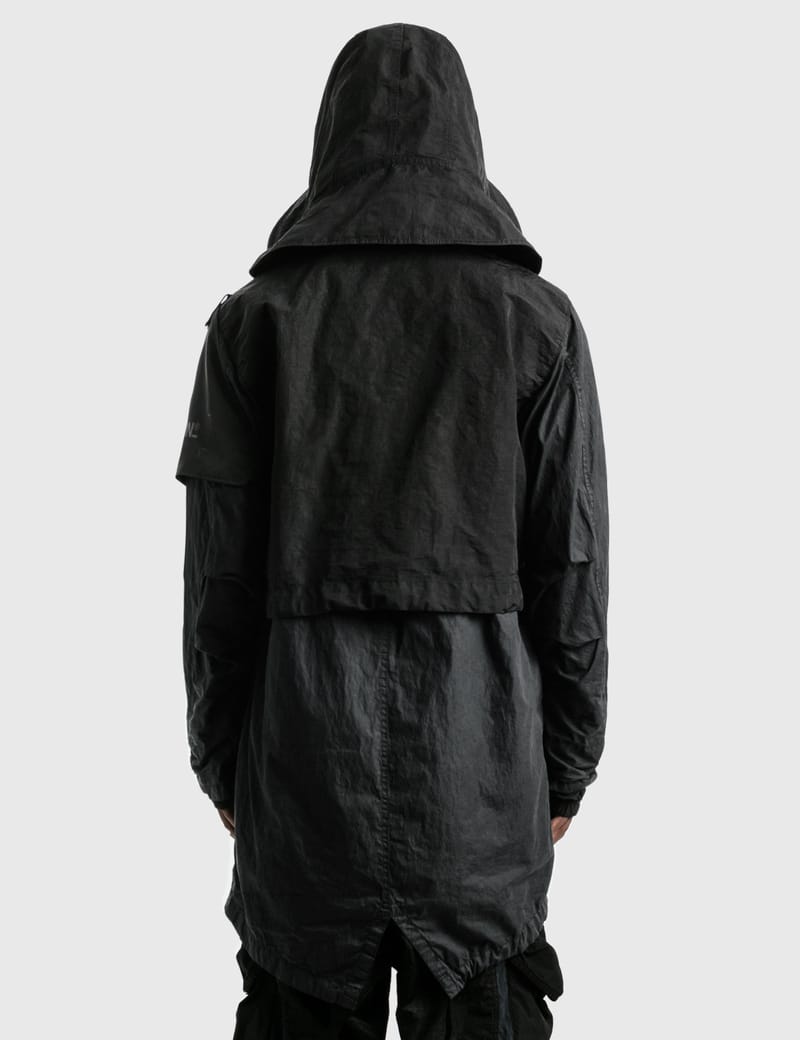 anytee［M］Super Black\" USARMY NYLON PARKA Super Black