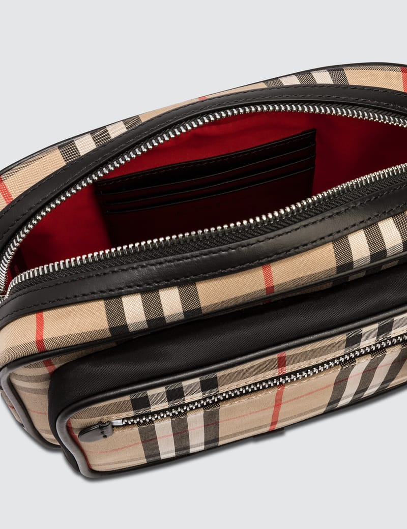 バッグ Burberry /VINTAGE Check Crossbody Burberry Vintage Check and Leather Crossbody Bag (ショルダーバッグ