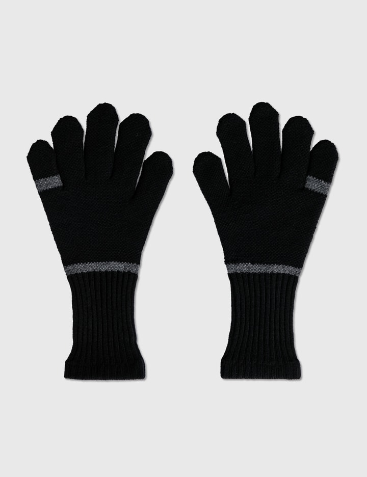 Sacai Bicolor Knit Gloves HBX Globally Curated Fashion and