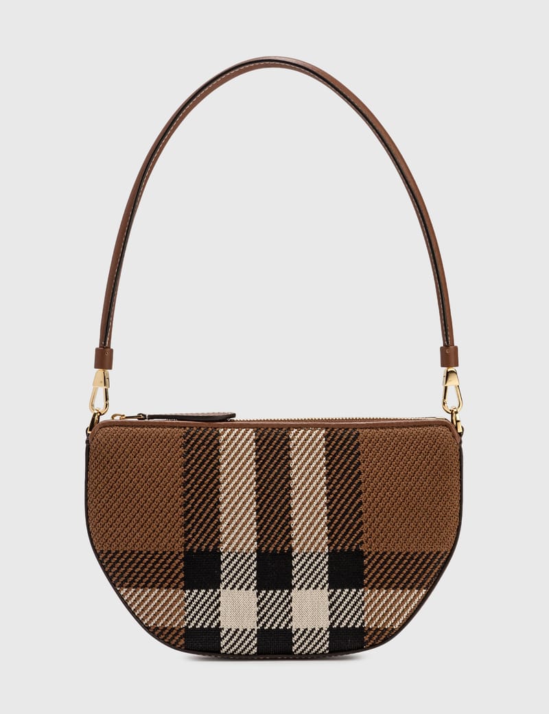 結婚祝い オリンピア チェック ニッテッド - Burberry ポーチ HBX | バッグ