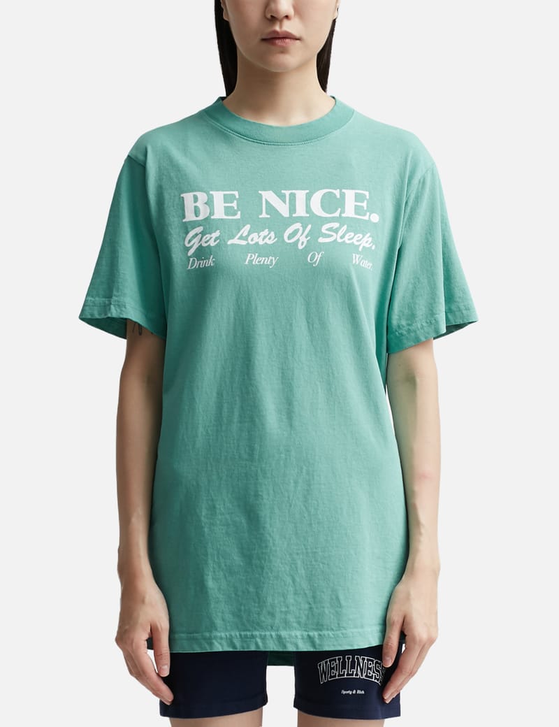 ★Sporty & Rich★ビー ナイス プリント Tシャツ ☆Sporty & Rich☆ビー ナイス プリント Tシャツ