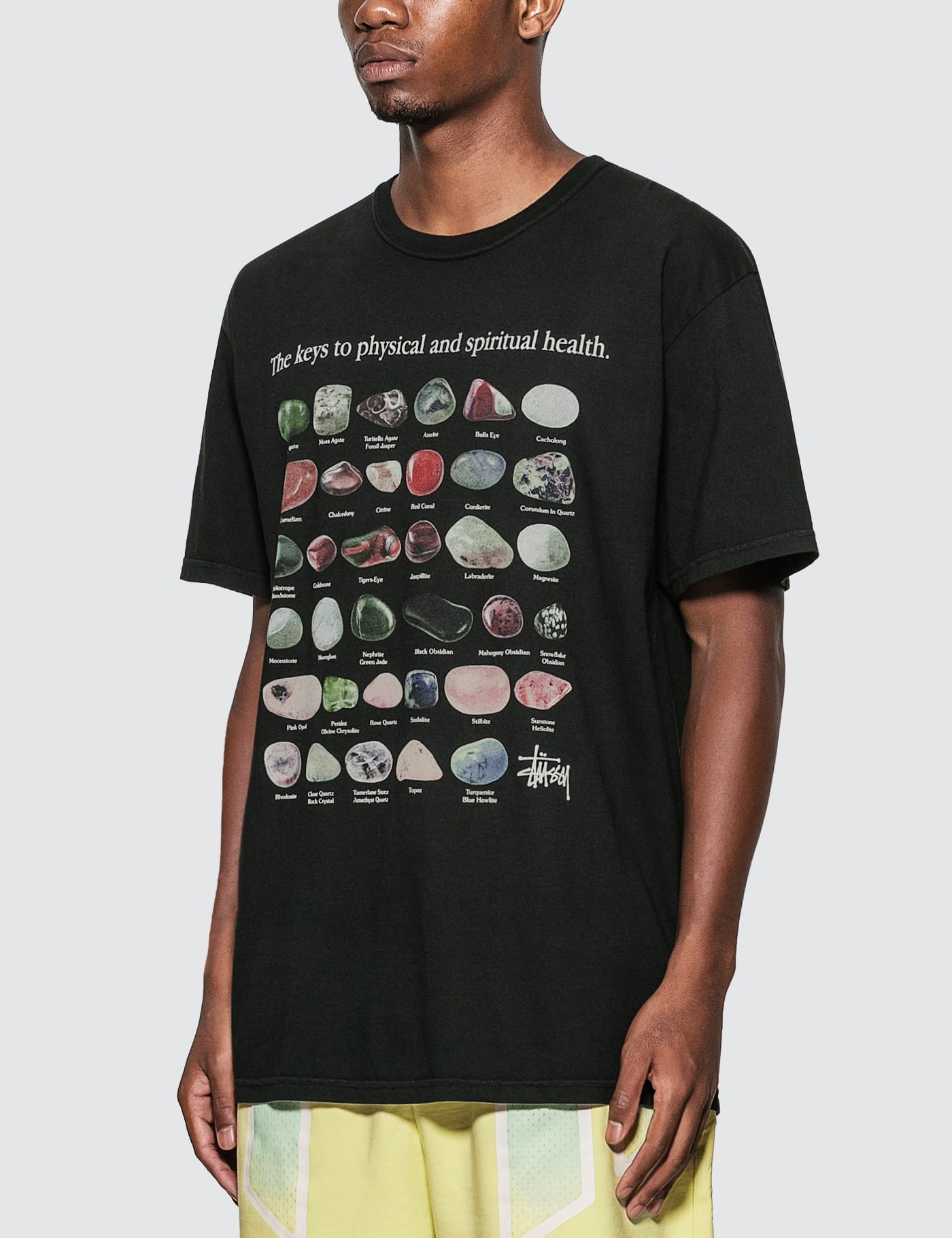 Stussy - Stone Pigment Dyed T-Shirt | HBX - Globally Curated ...