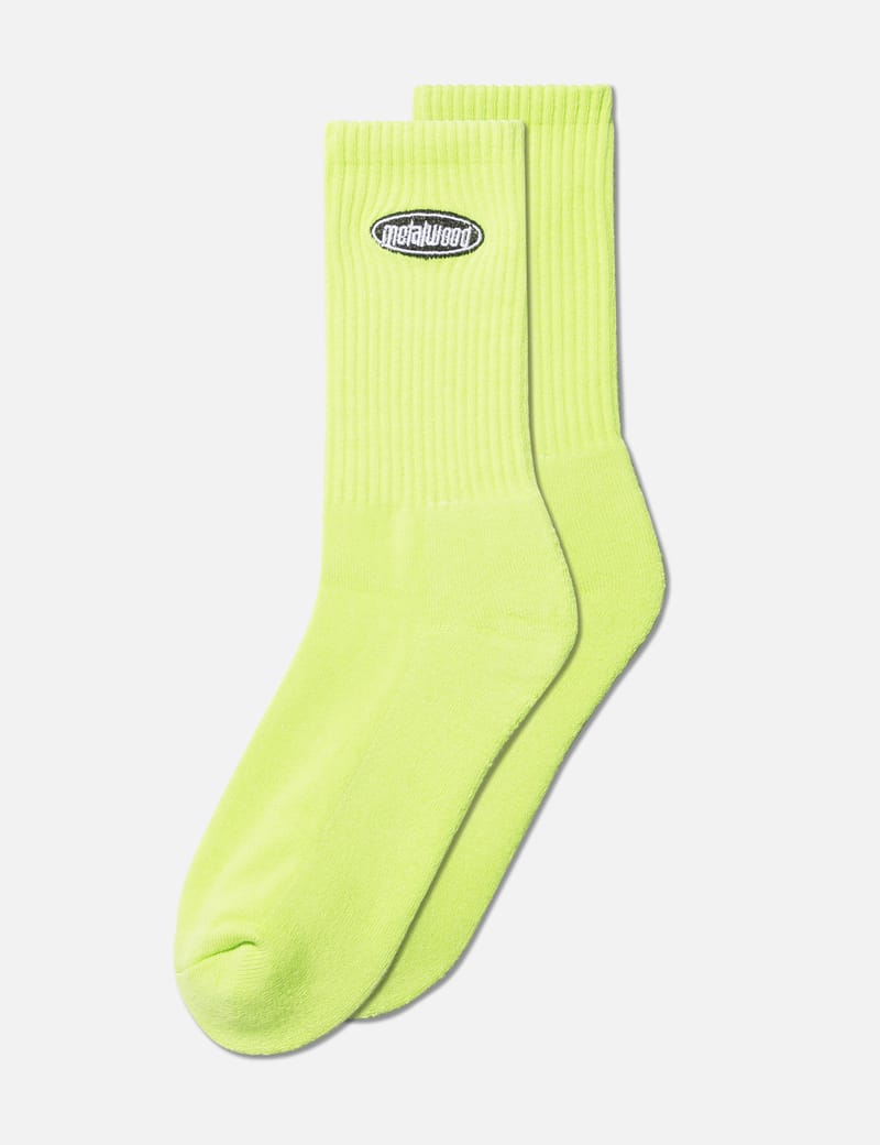 Metalwood Studio - OVAL LOGO CREW SOCK | HBX