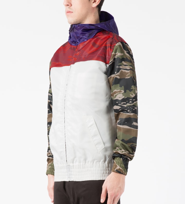 Black Scale White Makarov Nylon Jacket HBX Globally Curated