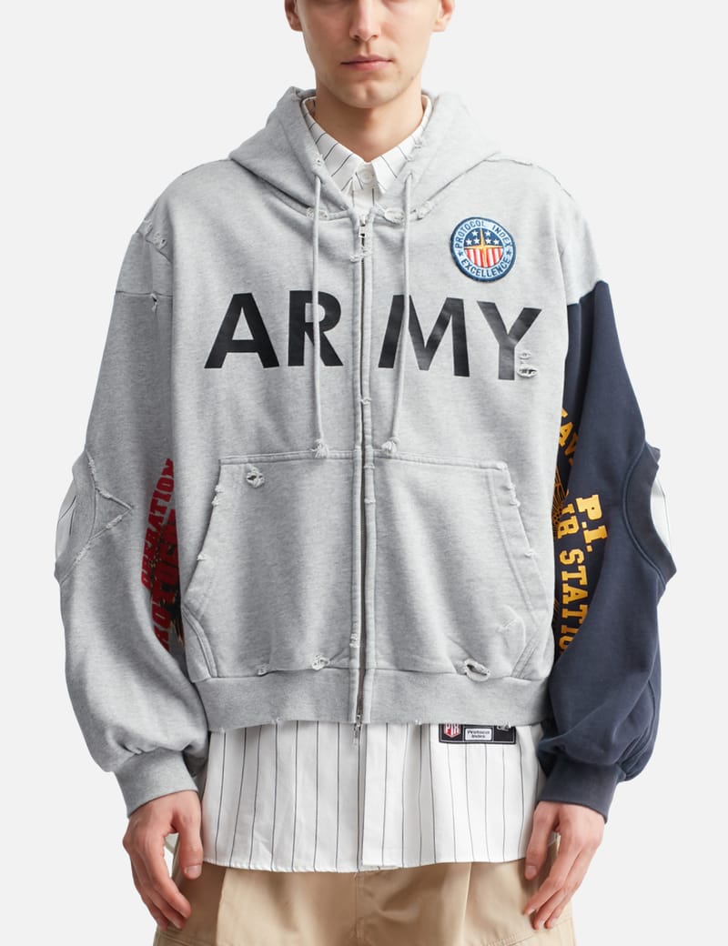 PROJECT G/R - ZYGON ZIP HOODIE | HBX