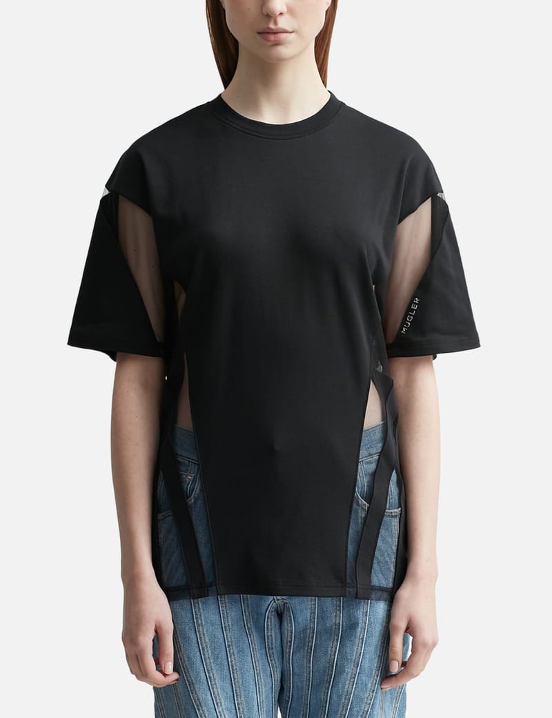 Tシャツ・カットソー MUGLER Women Tops 25P3TO0769859 1999 Black 24F3TS0108274_1999_1_2e8871b1-