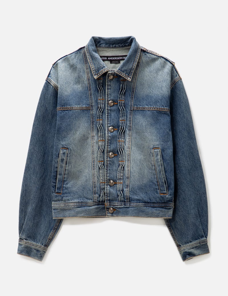 Andersson Bell - WAVE DENIM BOMBER JACKET | HBX - Globally Curated