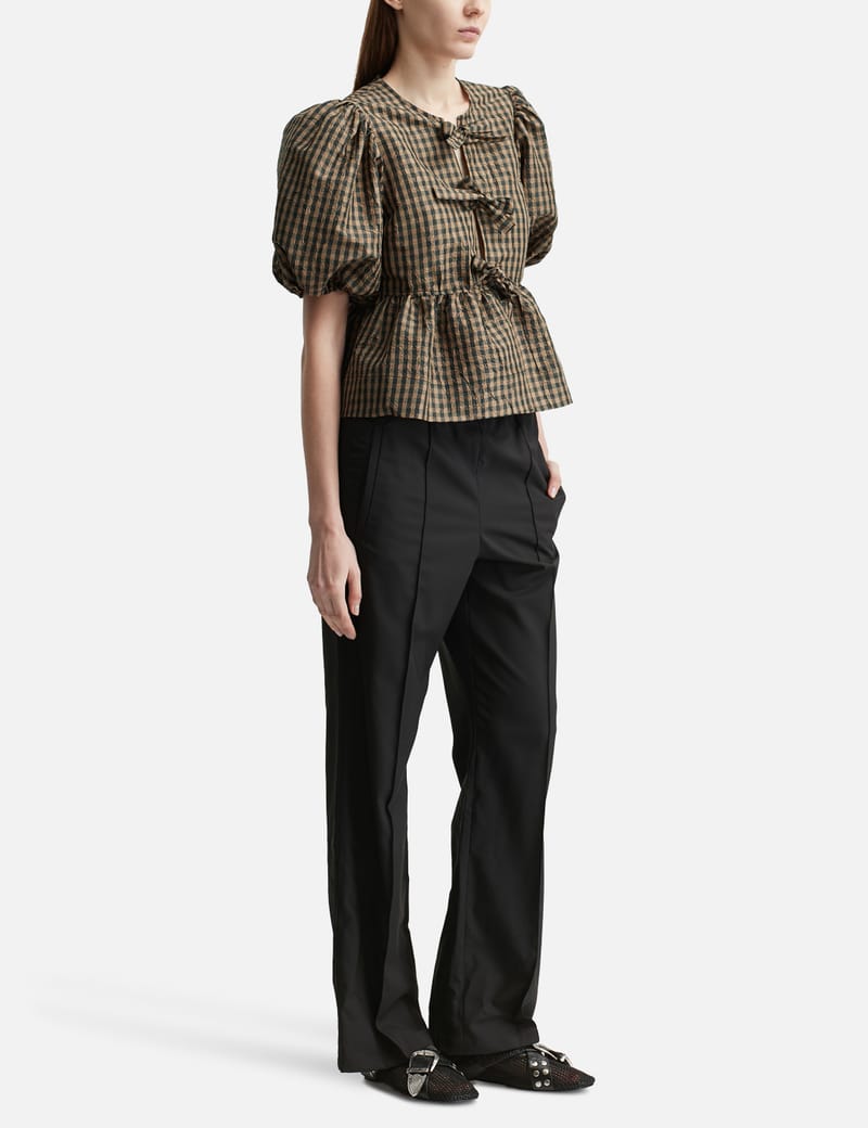 Ganni - OVERSIZED SHINY PUFF VEST | HBX