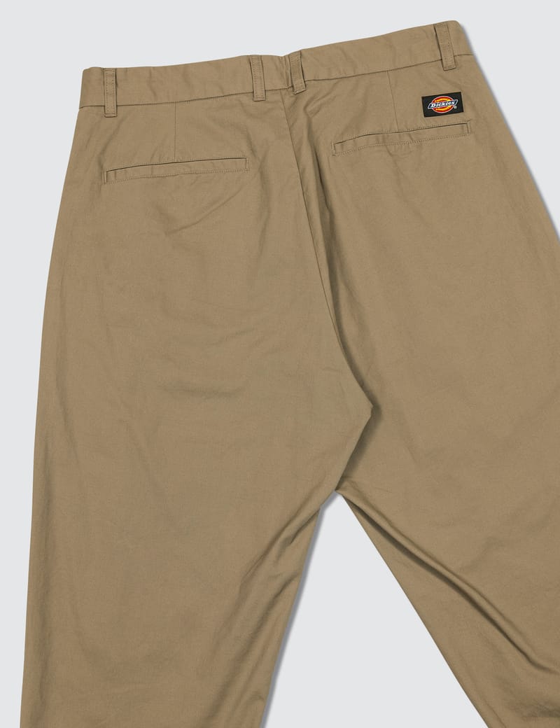 パンツ CROPPED CHINO PANTS Cropped chinos in stretch cotton - Beige | Benetton