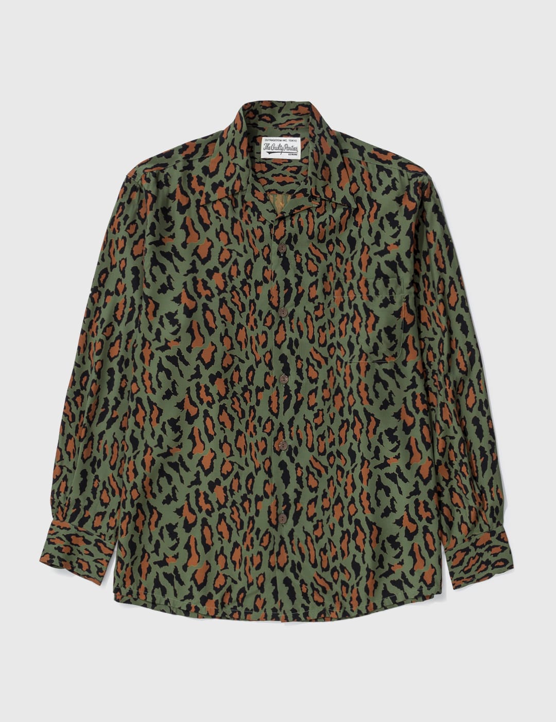 Wacko Maria - Leopard Open Collar Shirt | HBX - Globally Curated 