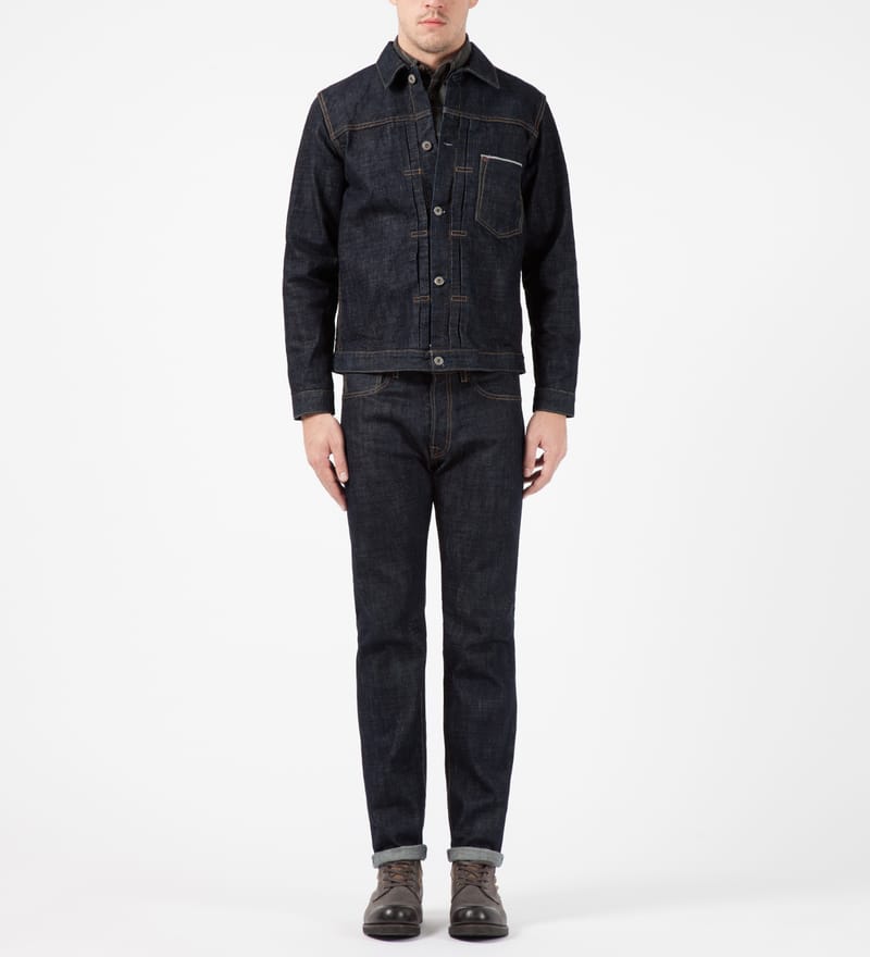 FUCT SSDD - Rinsed Indigo Heavy weight Denim Jacket | HBX