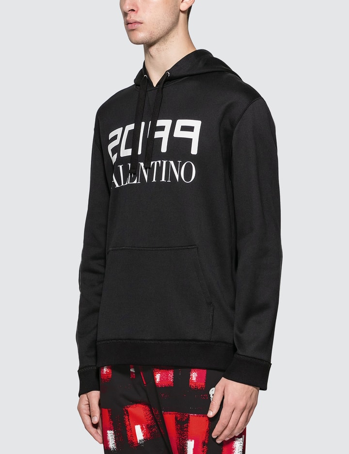 Valentino - 2099 Logo Hoodie | HBX - Globally Curated Fashion and ...