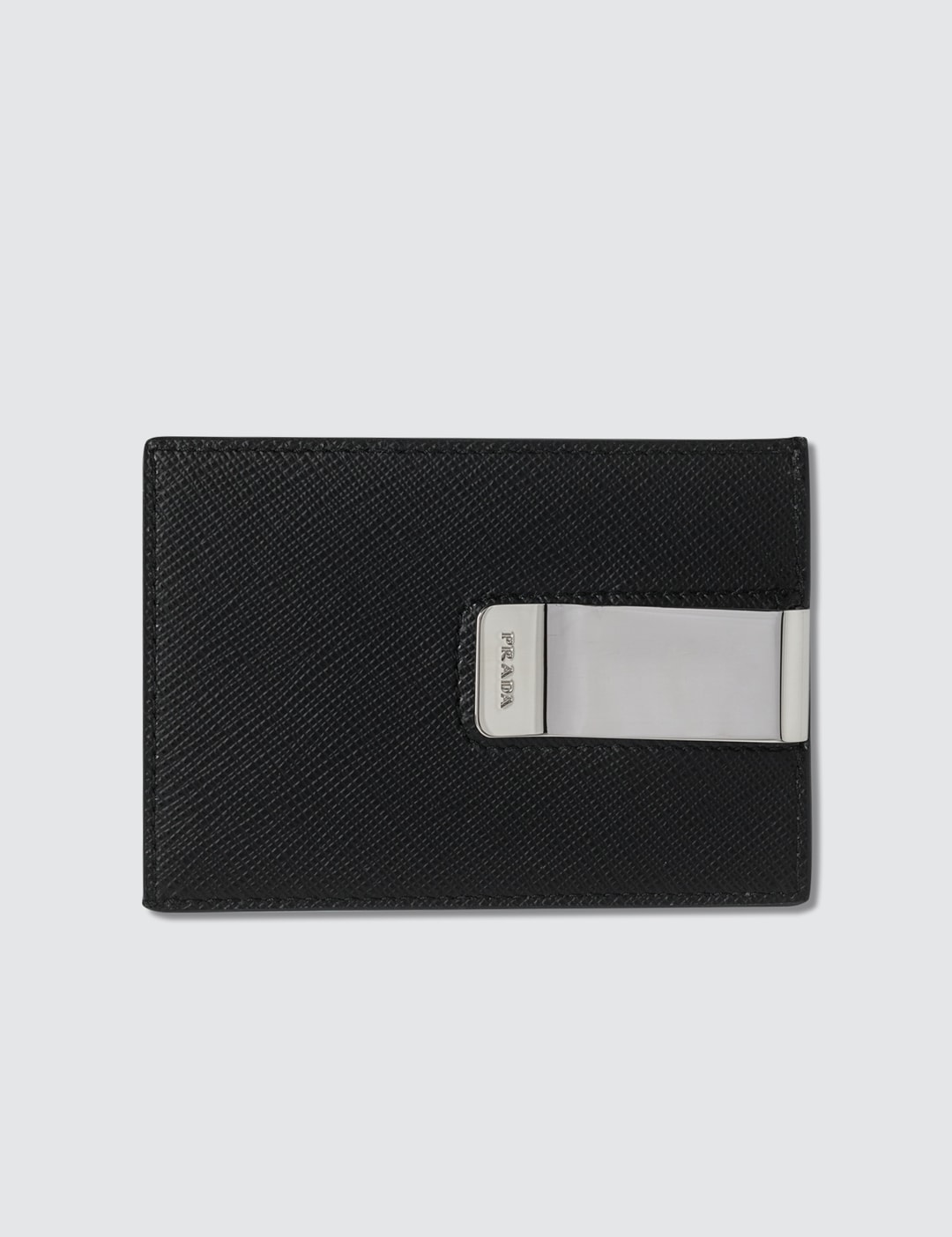 Prada Credit Card Holder with Money Clip HBX Globally Curated