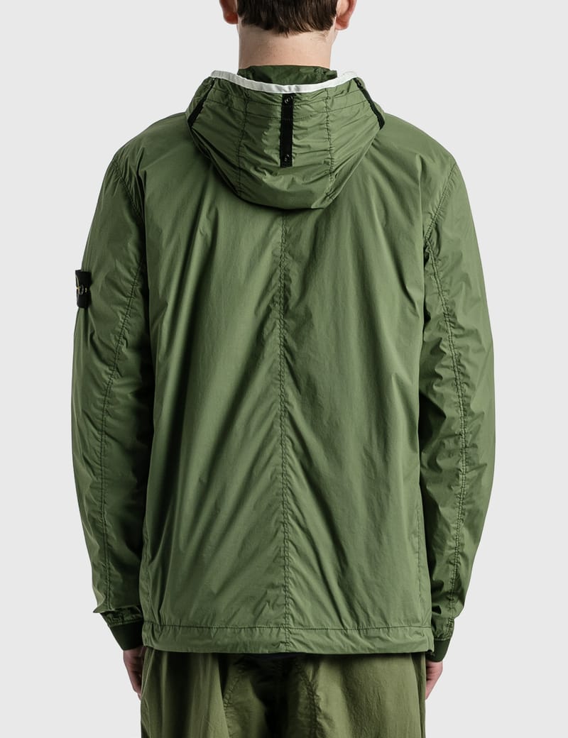 ストーンアイランド - スキンタッチ ナイロン TC フーデッドブルゾン | HBX