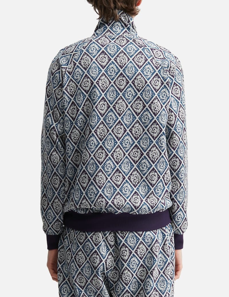 Needles Track Jacket - Poly Jacquard - Jacquard track jacket with