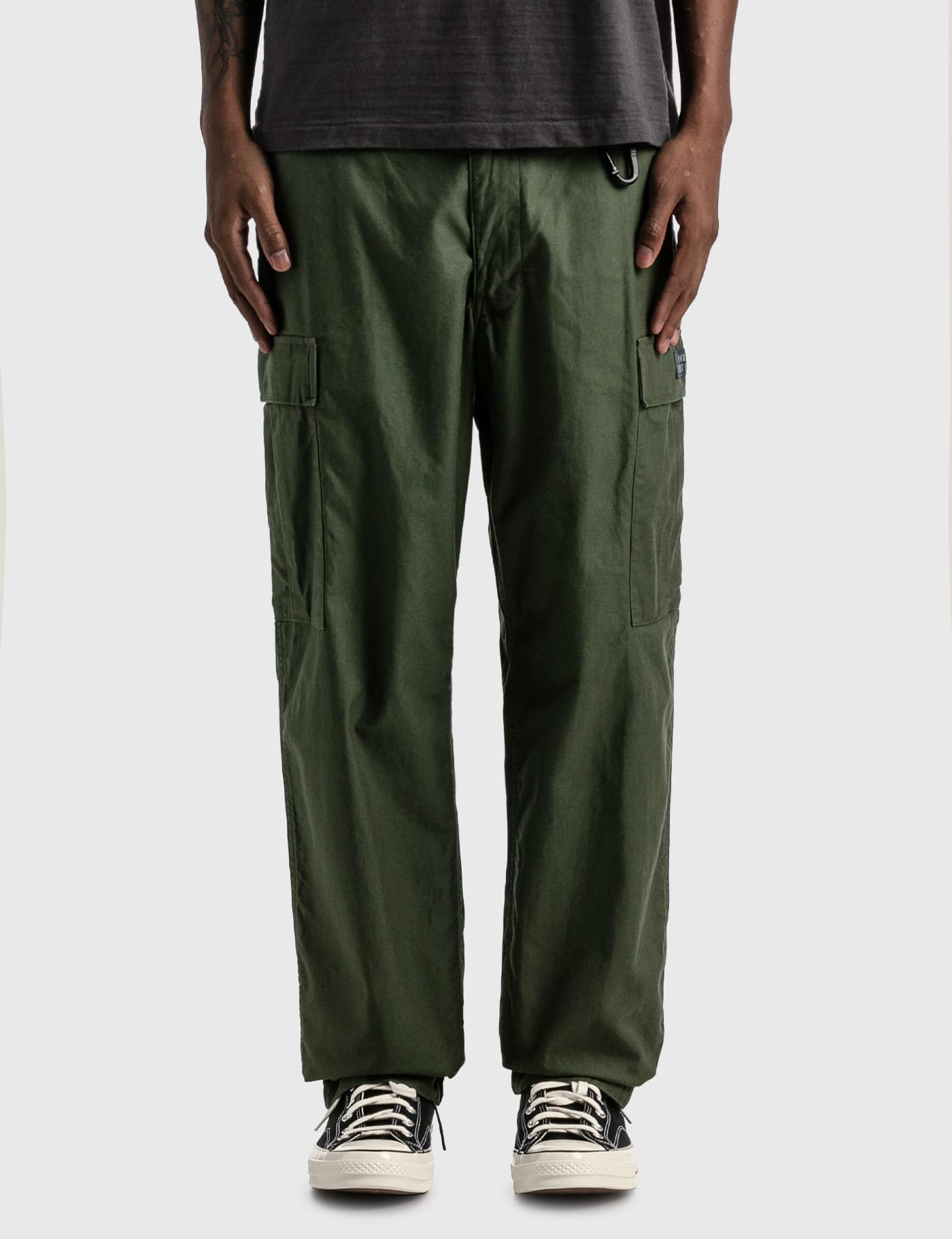 HUMAN MADE RELAX PANTS OLIVE-