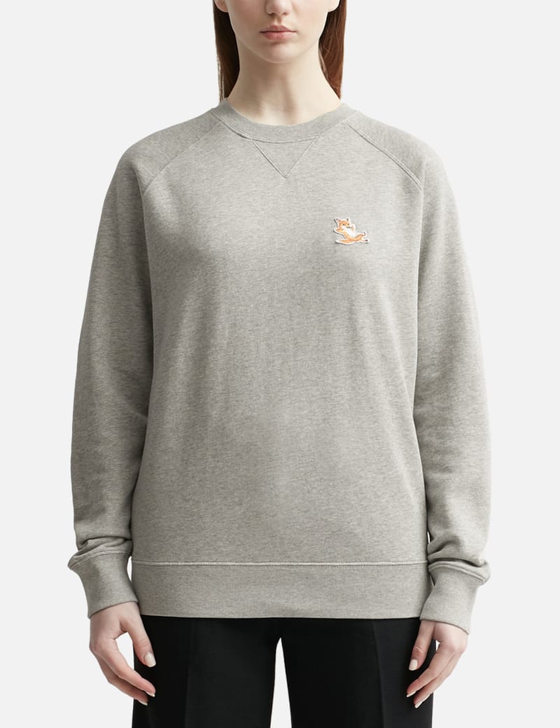 Maison Kitsuné - Chillax Fox Patch Classic Sweatshirt | HBX