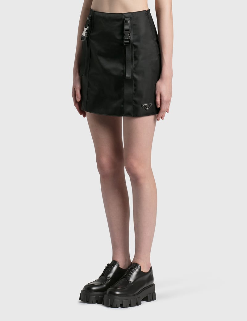 Prada re best sale nylon skirt