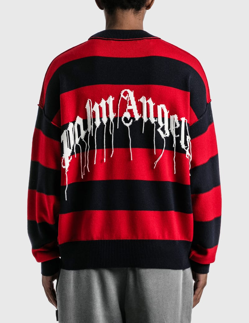Palm Angels - Bear Stripes Sweater | HBX - Globally Curated