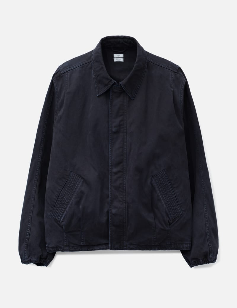 Yoke Peached Cotton Twill Blouson - Faded balloon fit with soft