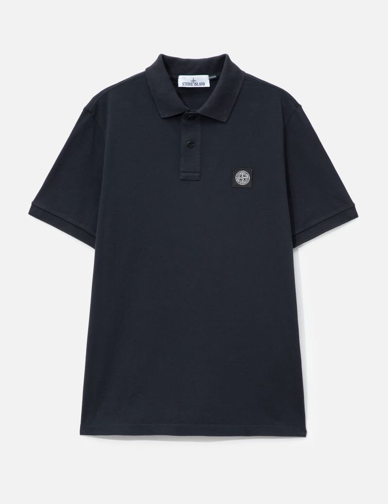 STONE  コンパスパッチ　半袖　ポロシャツ　ネイビー　Mサイズ polo-2-1-188fc.jpg?fit=max&w=