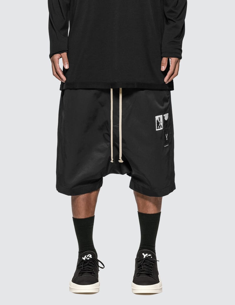 訳あり　リックオウエンス　ダークシャドウ　pods DRAWSTRING PODS BLACK - RICK OWENS DRKSHDW(リック オウエンス
