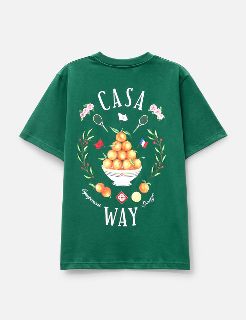 Tシャツ・カットソー CASABLANCA CASA WAY T-SHIRT CASABLANCA Men's Casa Way Mountain Graphic T-Shirt | Neiman