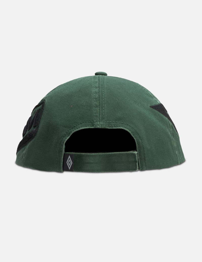 Umbro Umbro x Slam Jam Spycam Cap - Distressed cotton twill cap in