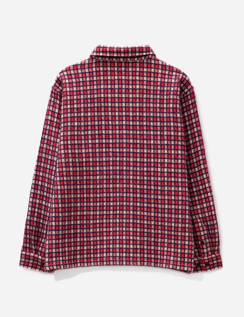 Brain Dead - Check Mate Flannel Zip Shirt | HBX - Globally