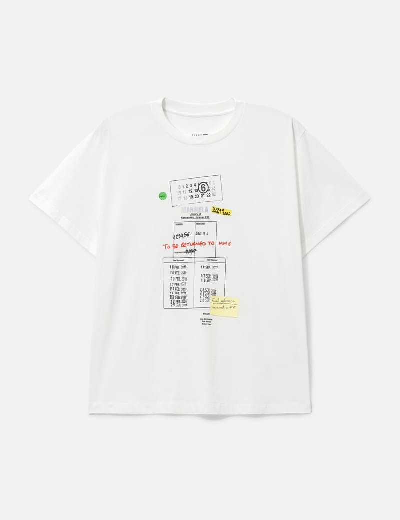 MM6 Maison Margiela - Rose Print T-Shirt | HBX