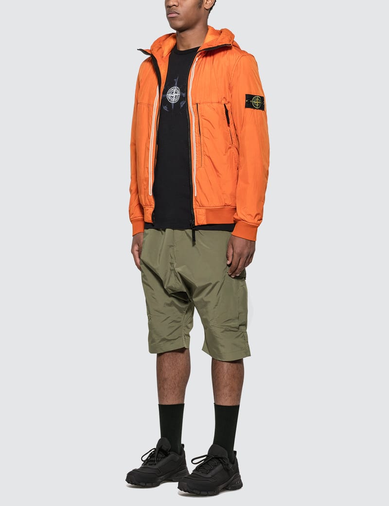 ジャケット・アウター Stone  Reps Nylon Military Jacket Stone Island Navy Reps Nylon R Military Jacket - Medium