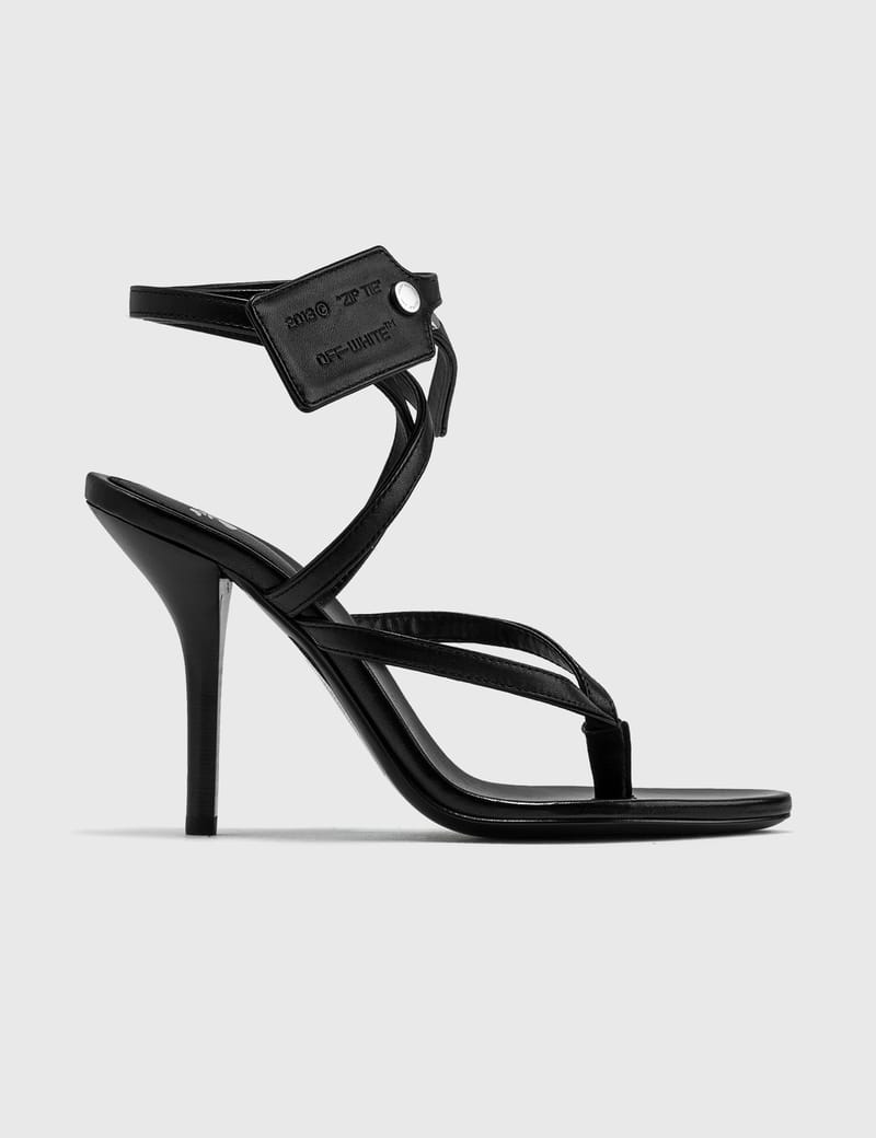 Off white zip tie sandals hotsell