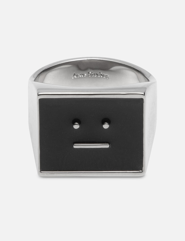 Acne Studios - Face Logo Mood Ring | HBX - Globally Curated Fashion and ...