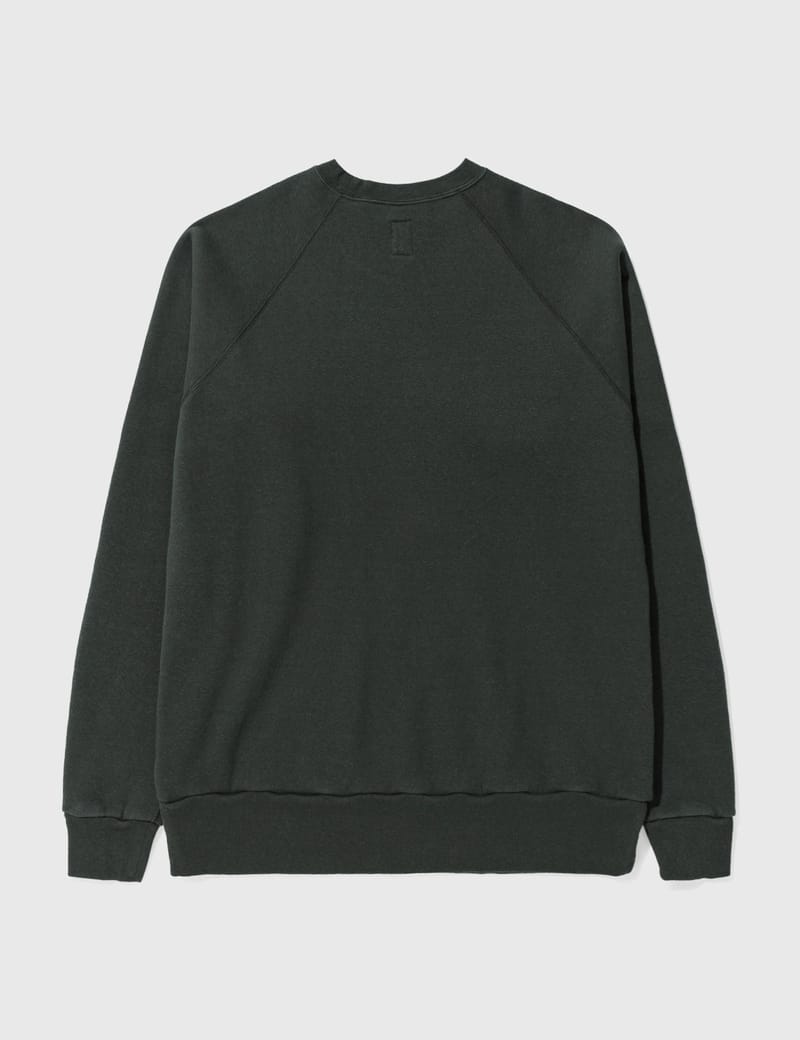 Human Made Raglan Crewneck Sweatshirt In Black | ModeSens