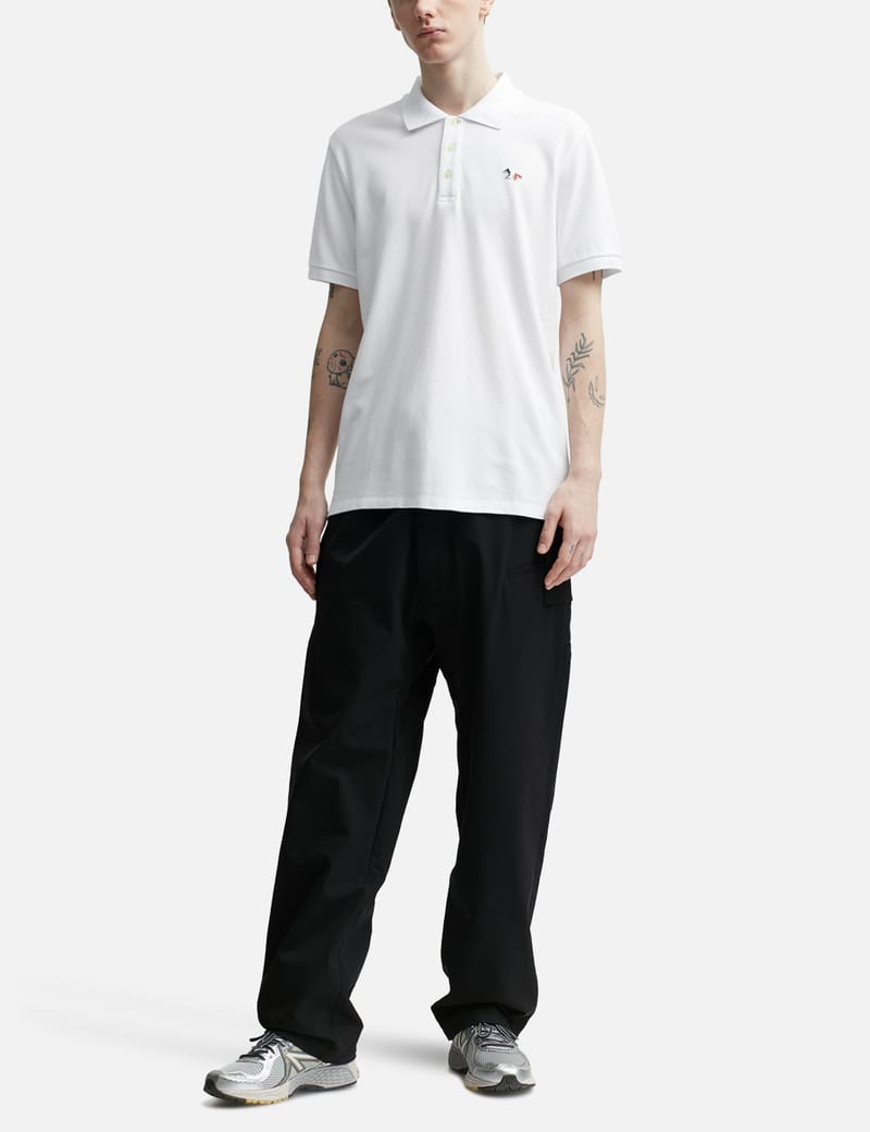 Maison Kitsuné - Tricolor Fox Patch Classic Polo Shirt | HBX