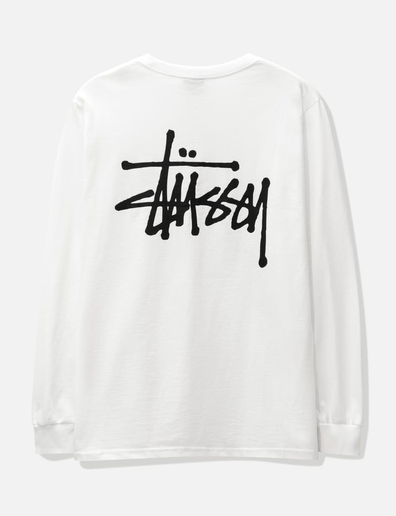 Stüssy - Basic Stüssy LS T-Shirt | HBX - Globally Curated Fashion