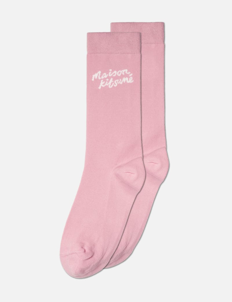 Maison Kitsuné - Maison Kitsune Handwriting Socks | HBX