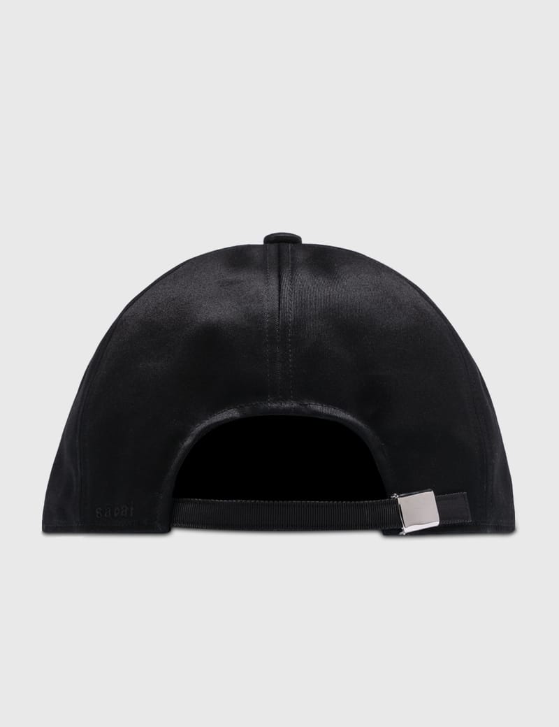 【sacai】Embroidered S Baseball Cap Sacai Black S Logo Cap Sacai